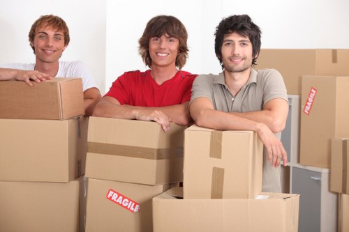 Moving van near Holland Park with local access considerations