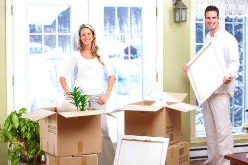 Furniture protection and packing for a Holland Park relocation