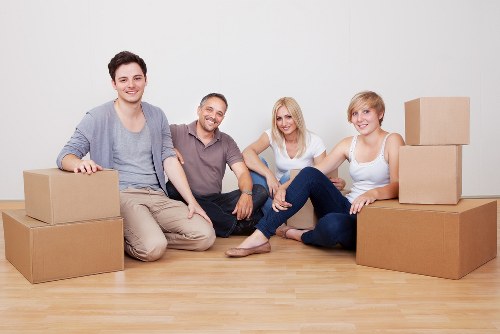 Careful packing materials and labeled boxes for a home move in Hollandpark