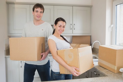 Fragile items wrapped securely in boxes for safe packing in Hollandpark